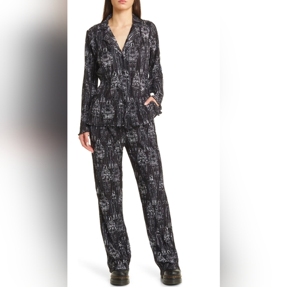 NWT - Dressed In LALA Interstellar Plissé Top and Pants - Picture 7 of 12